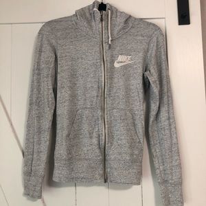 Nike cowl neck zip up sweater